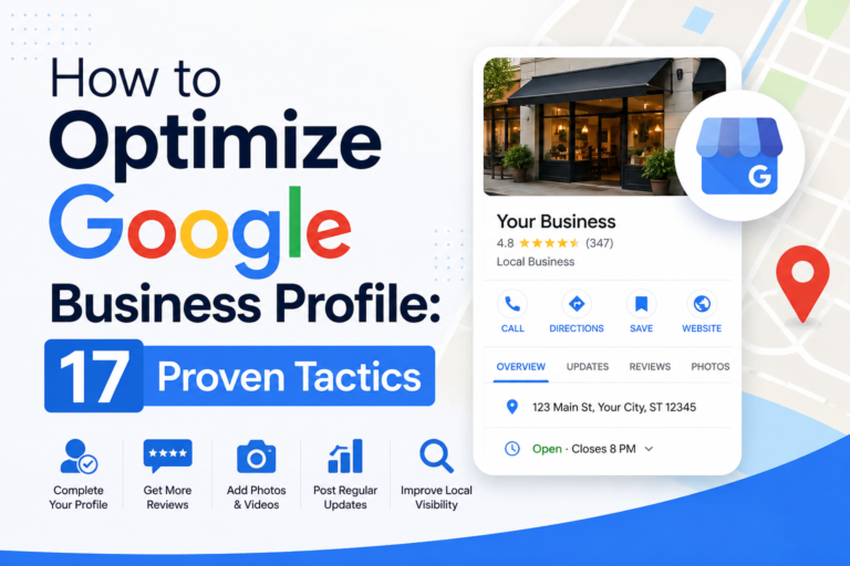 Optimize Google Business Profile – 17 Tactics 2026