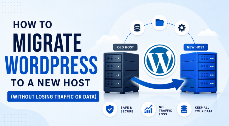 How to Migrate WordPress to a New Host (Without Losing Traffic or Data)