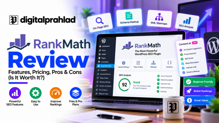 Rankmath review 2026 featured image