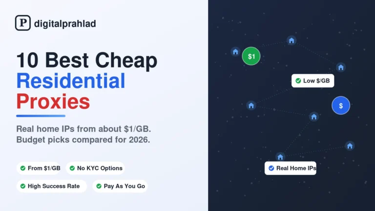 10 best cheap residential proxies in 2026 compared