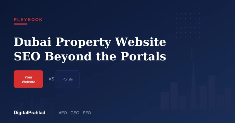 Dubai property website SEO beyond the portals