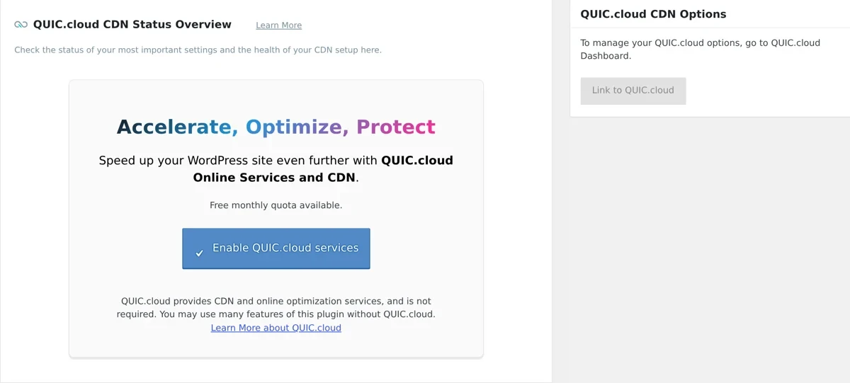 LiteSpeed Cache CDN settings