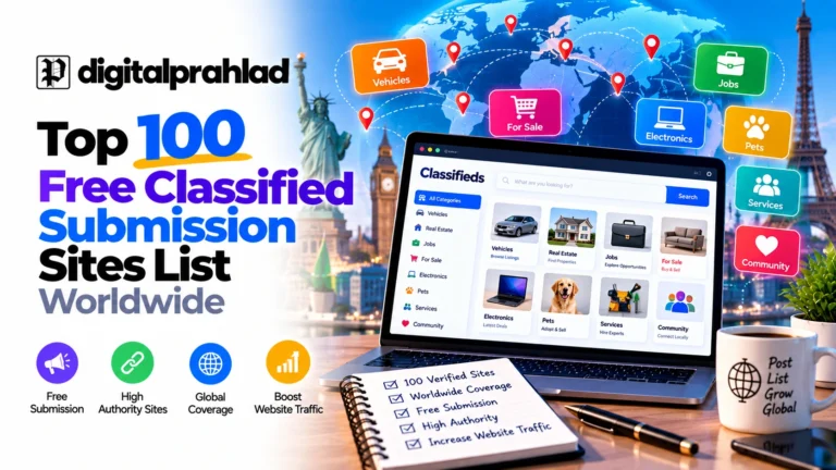 Top 100 Free Classified Submission Sites List Worldwide