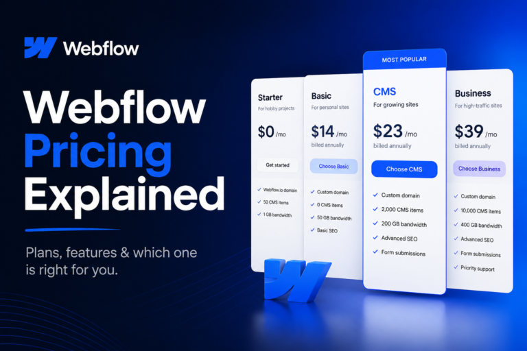 Webflow Pricing Explained: Which Plan Is Right for You?