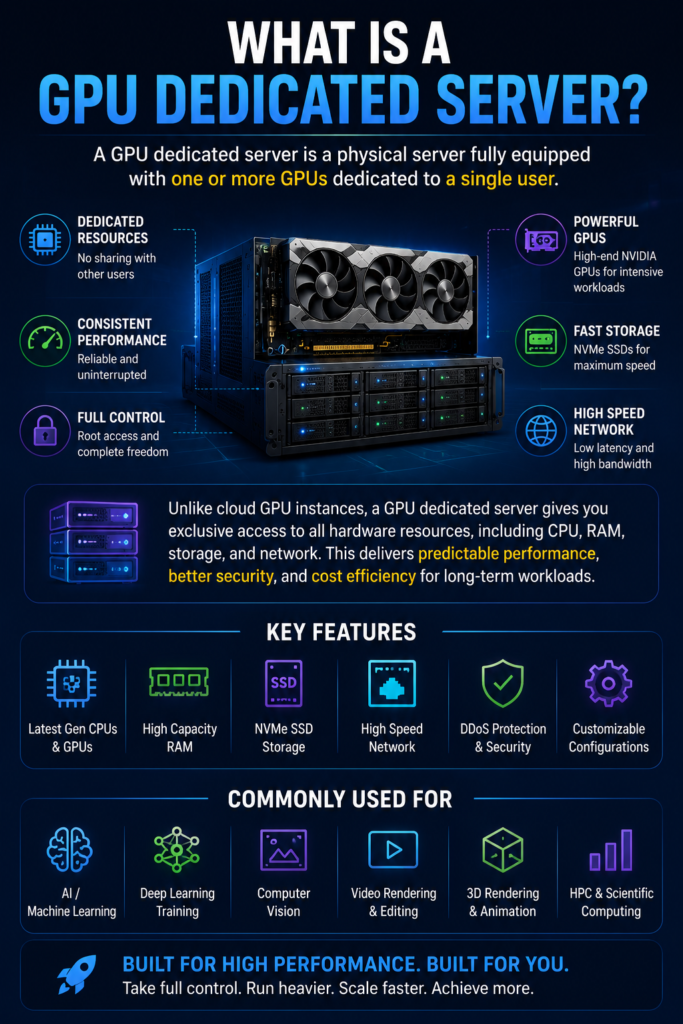 What is a gpu dedicated server?